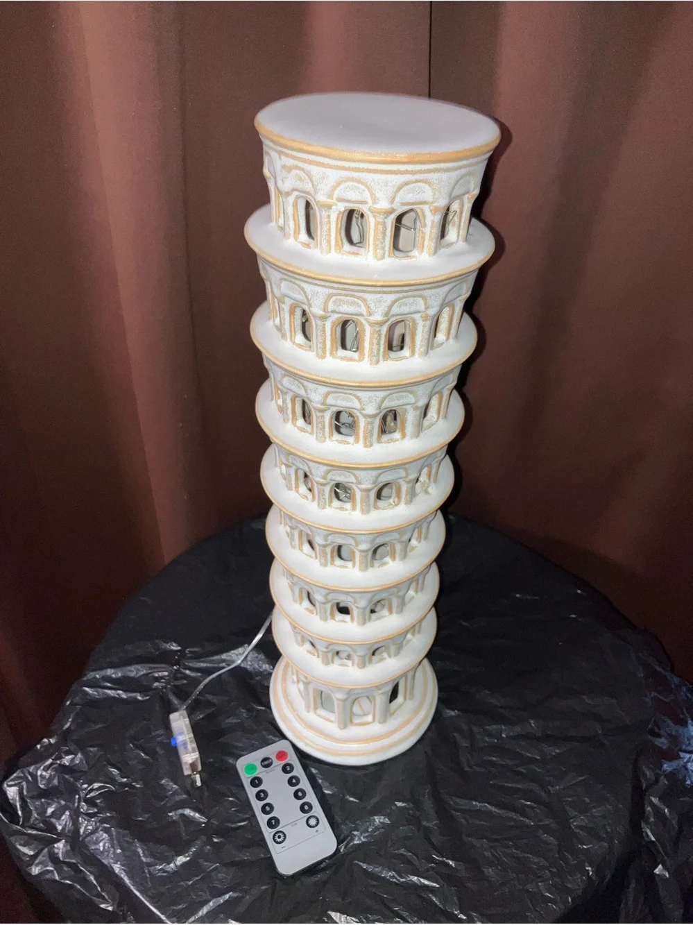 Leaning Tower of Pisa Lamp